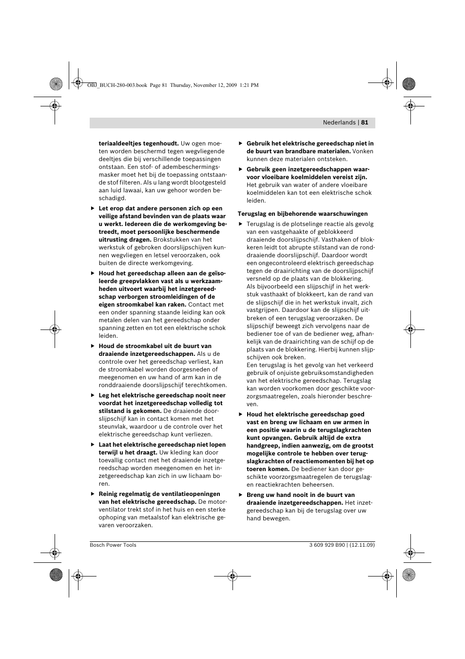 Bosch GWS Professional 24-300 User Manual | Page 81 / 337