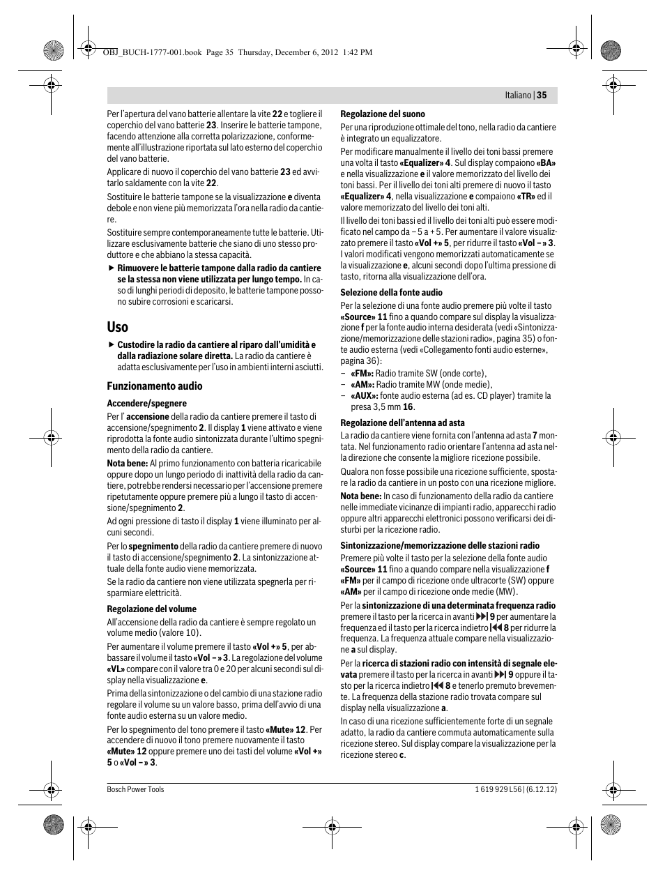 Bosch GML SoundBoxx Professional 14,4 V User Manual | Page 35 / 157