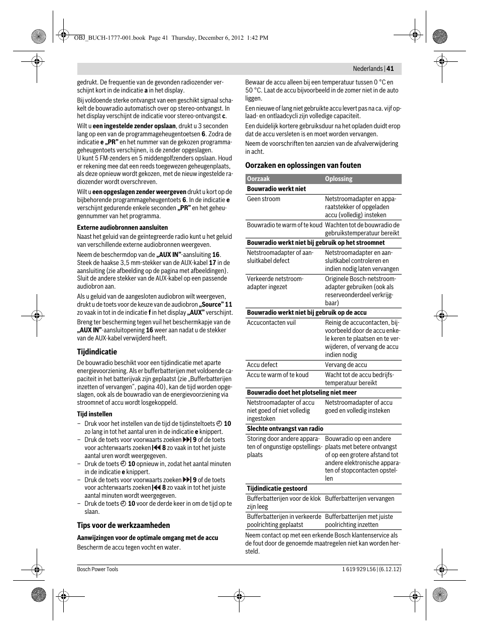 Bosch GML SoundBoxx Professional 14,4 V User Manual | Page 41 / 157