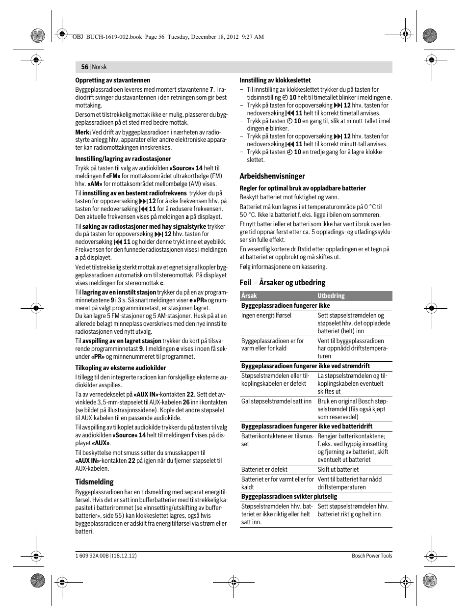 Bosch GML 10,8 V-LI Professional User Manual | Page 56 / 155