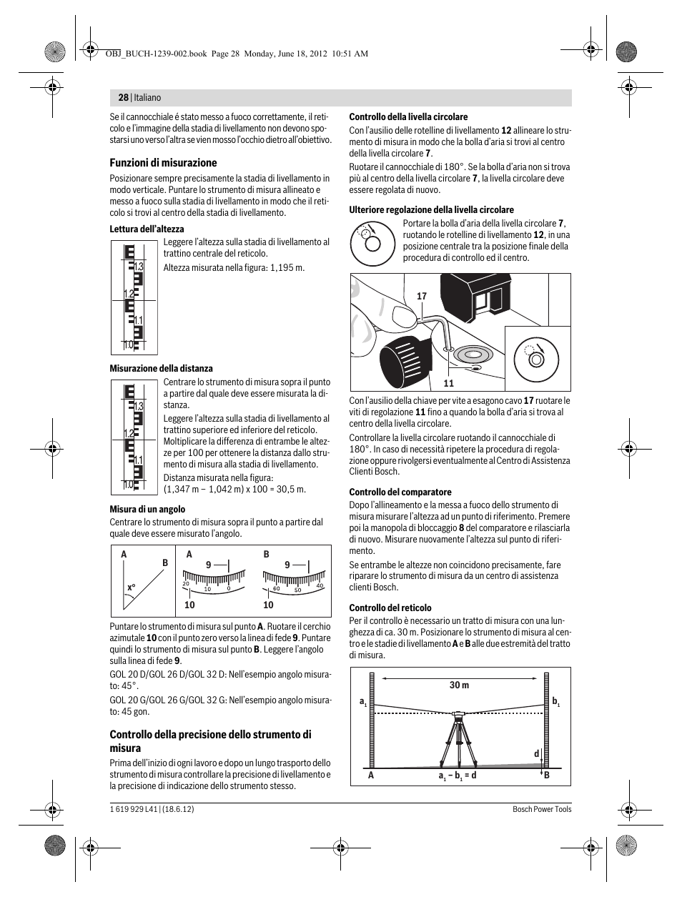 Bosch GOL Professional 20 D User Manual | Page 28 / 144