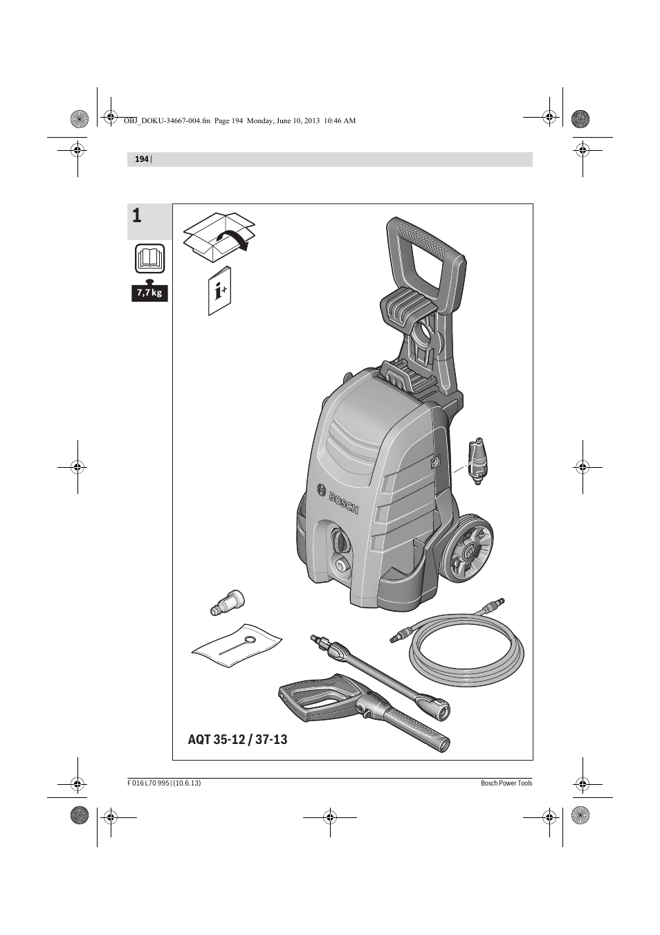 Bosch AQT 35-12 User Manual | Page 194 / 205