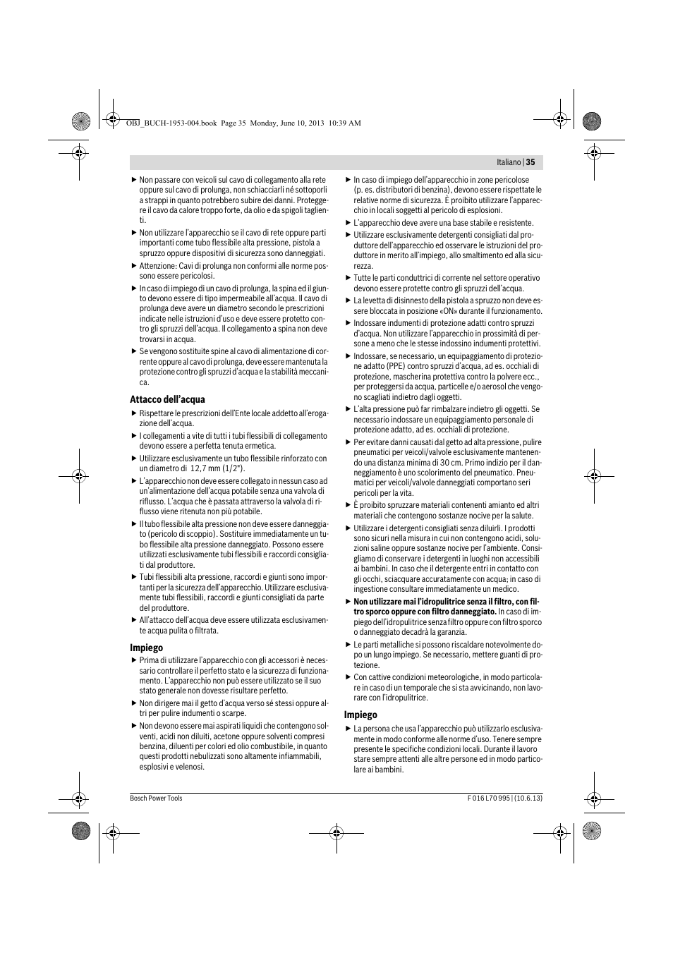 Bosch AQT 35-12 User Manual | Page 35 / 205