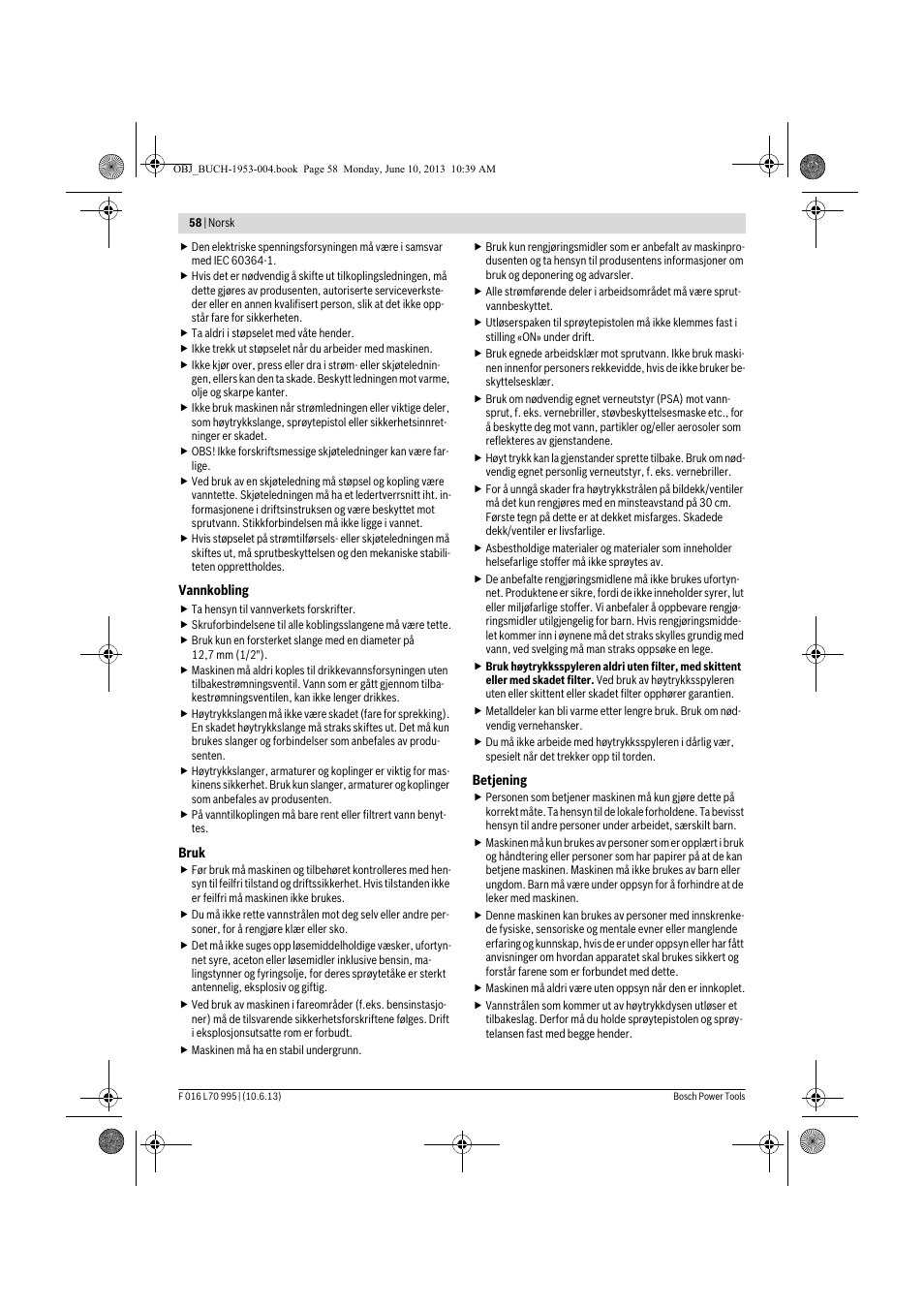 Bosch AQT 35-12 User Manual | Page 58 / 205