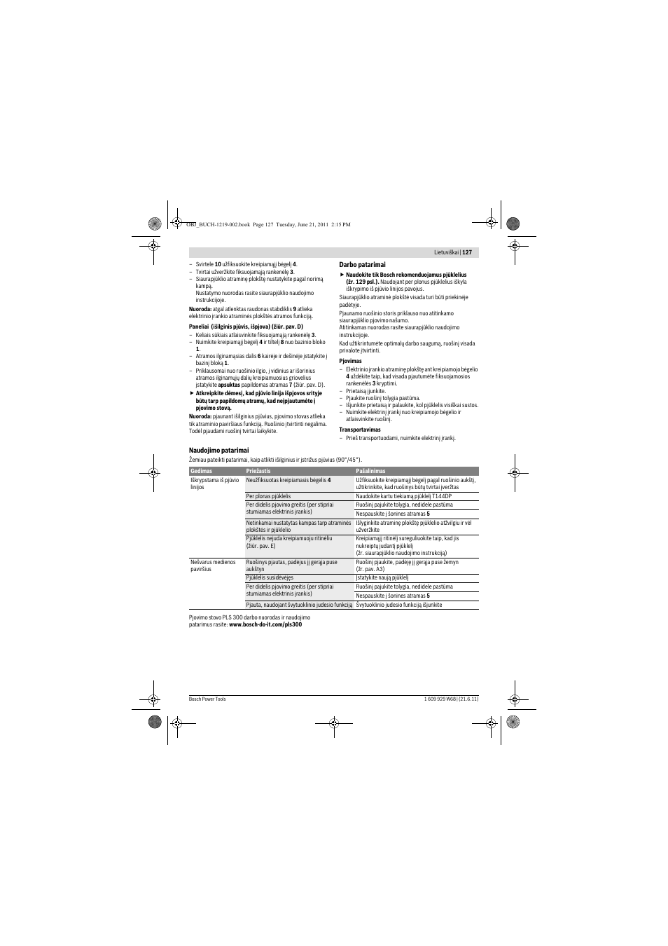 Bosch PLS 300 User Manual | Page 127 / 130