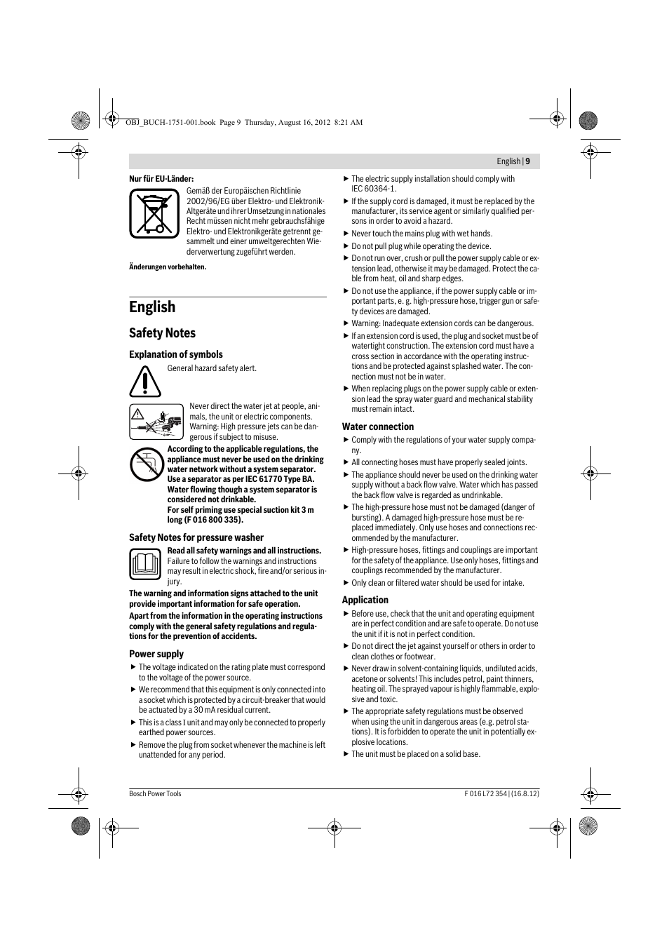 English | Bosch GHP 5-13 C User Manual | Page 9 / 178