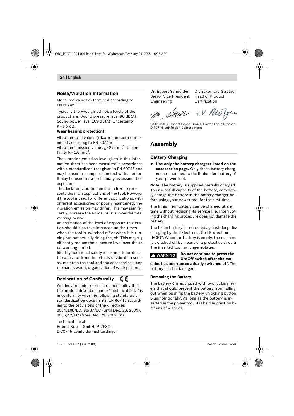 Assembly | Bosch GKS 36 V-LI Professional User Manual | Page 24 / 349