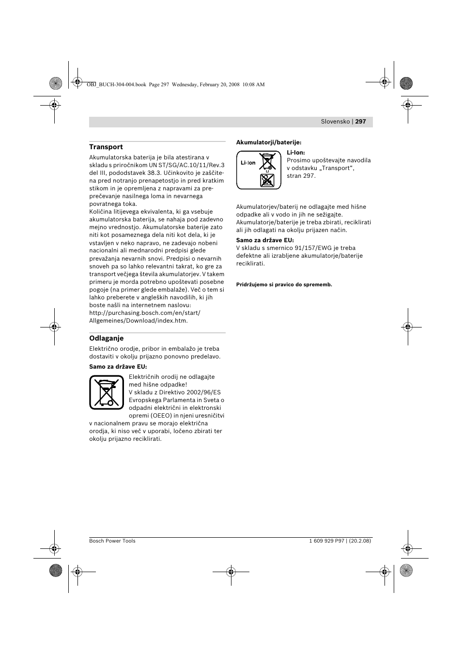 Bosch GKS 36 V-LI Professional User Manual | Page 297 / 349