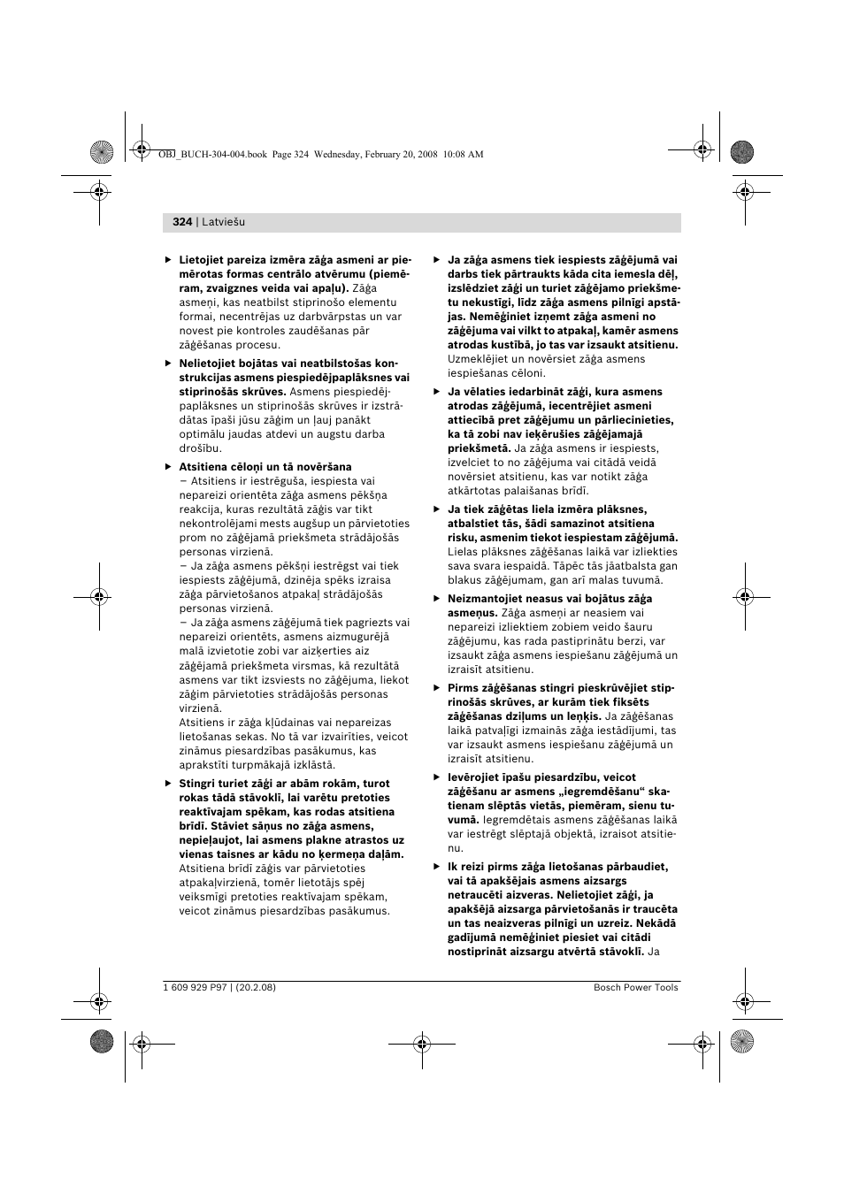 Bosch GKS 36 V-LI Professional User Manual | Page 324 / 349