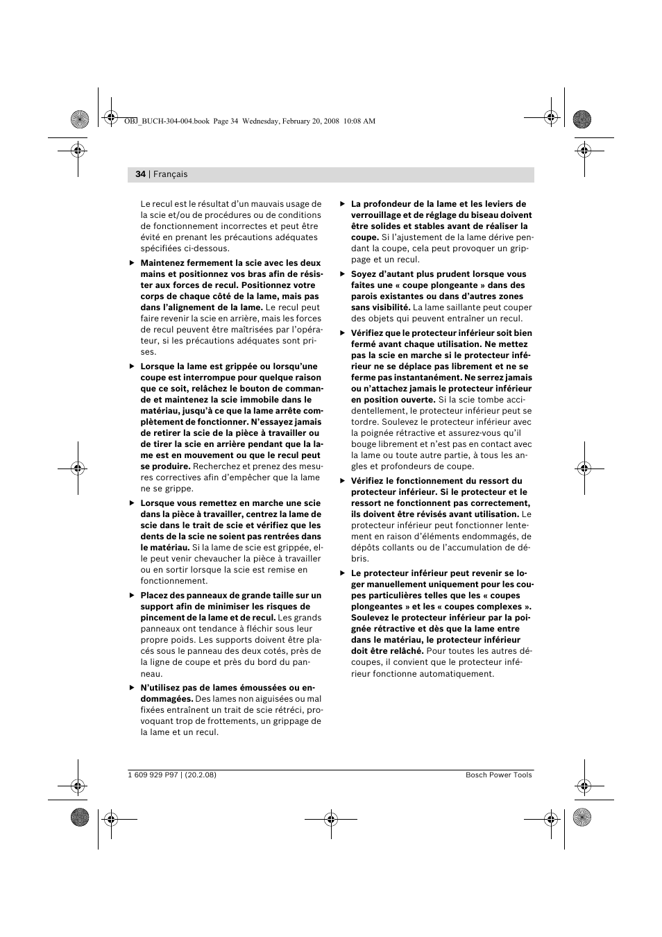 Bosch GKS 36 V-LI Professional User Manual | Page 34 / 349