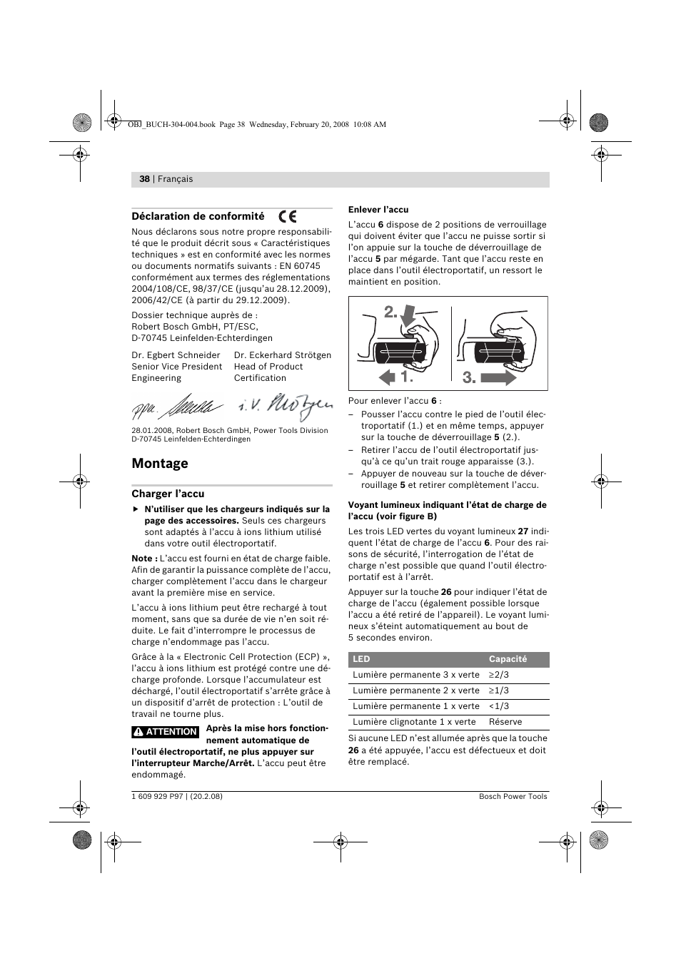 Montage | Bosch GKS 36 V-LI Professional User Manual | Page 38 / 349