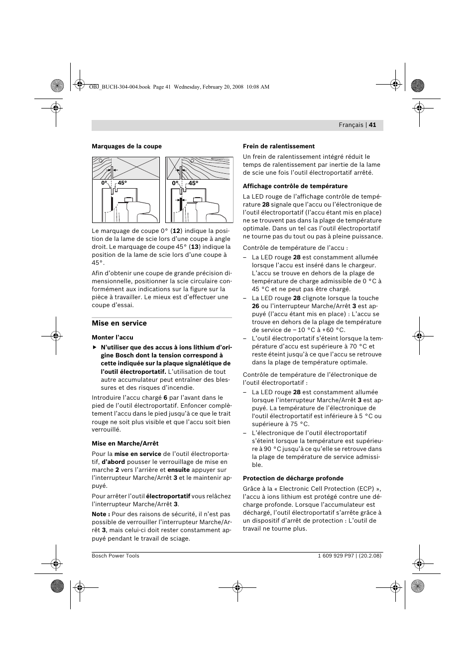 Bosch GKS 36 V-LI Professional User Manual | Page 41 / 349