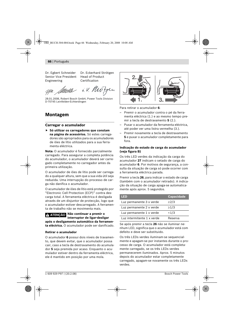 Montagem | Bosch GKS 36 V-LI Professional User Manual | Page 66 / 349