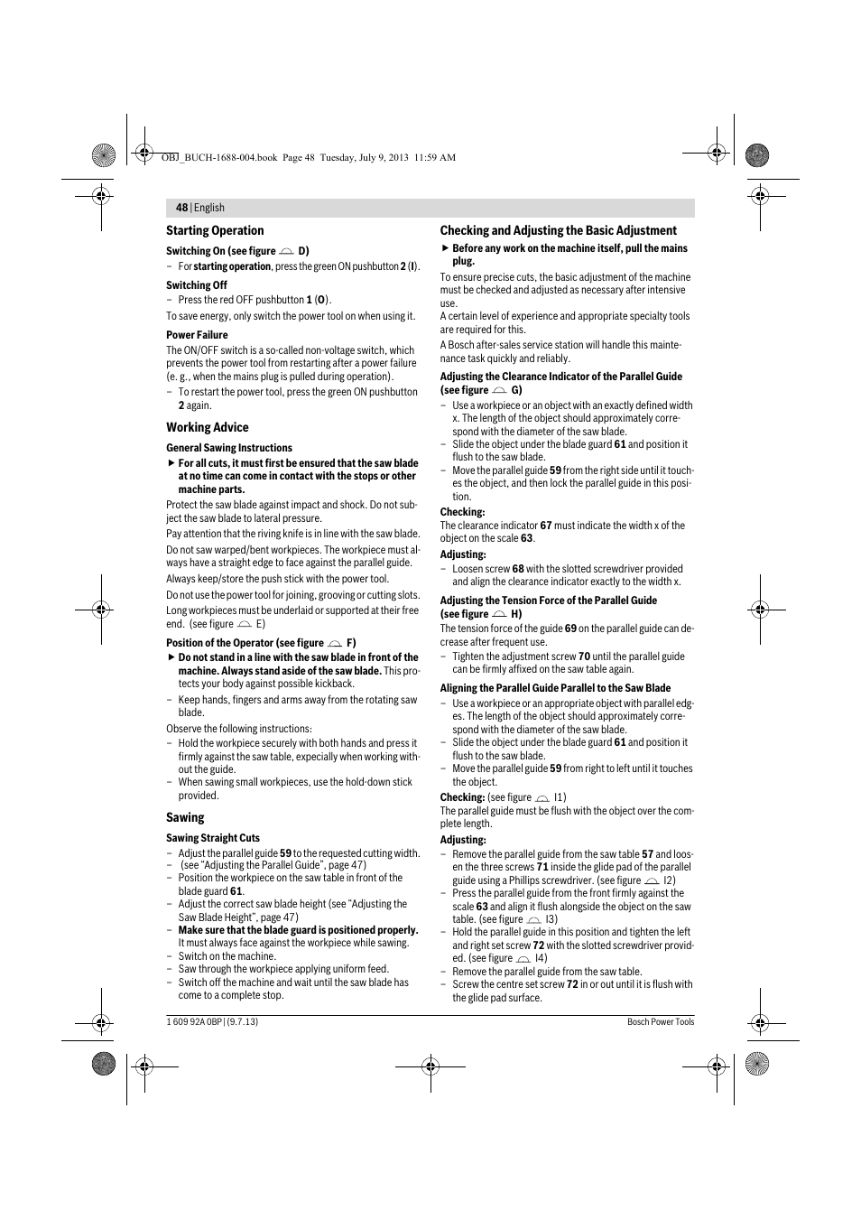 Bosch GTM 12 JL Professional User Manual | Page 48 / 485