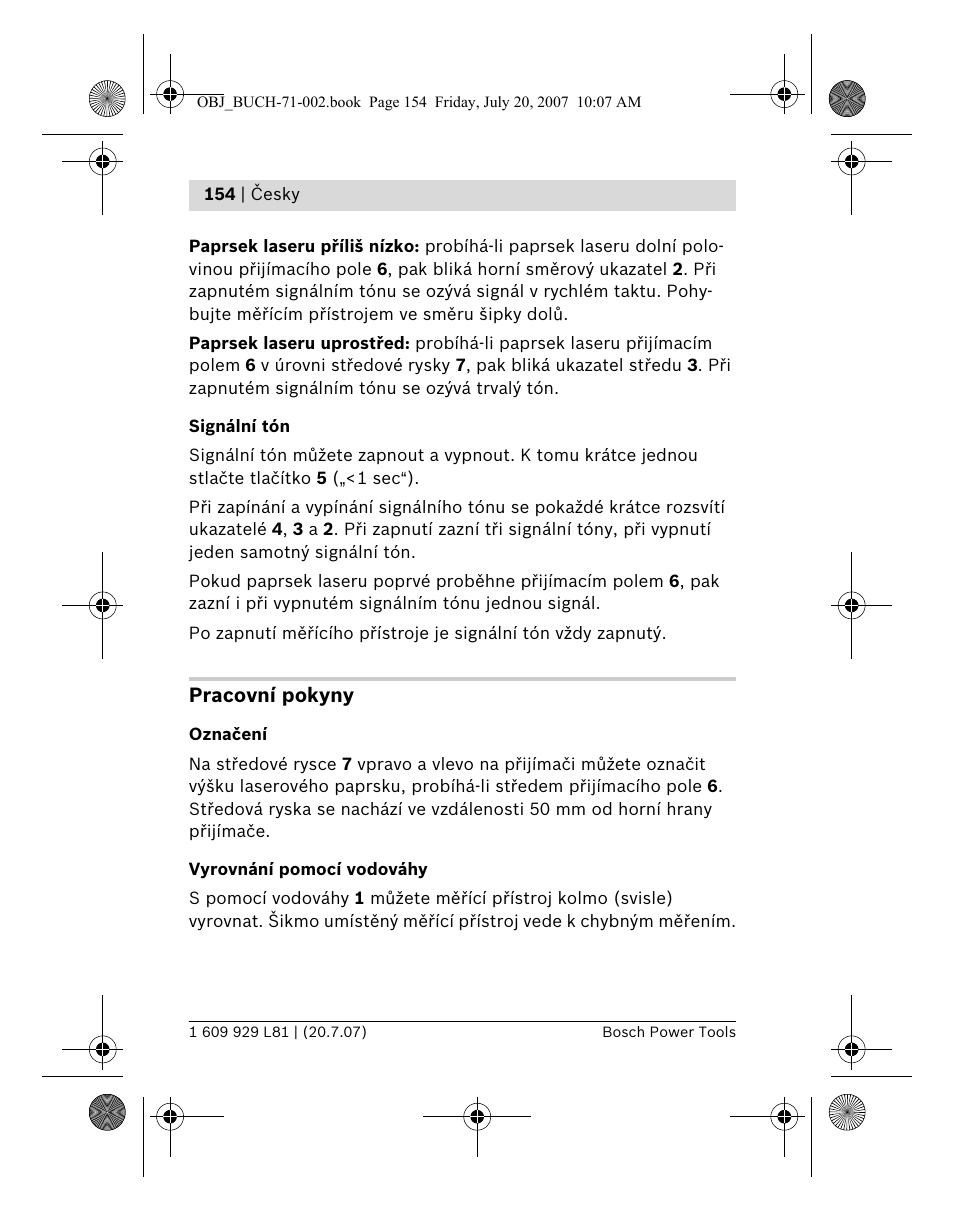 Bosch BLE 200 Professional User Manual | Page 154 / 267