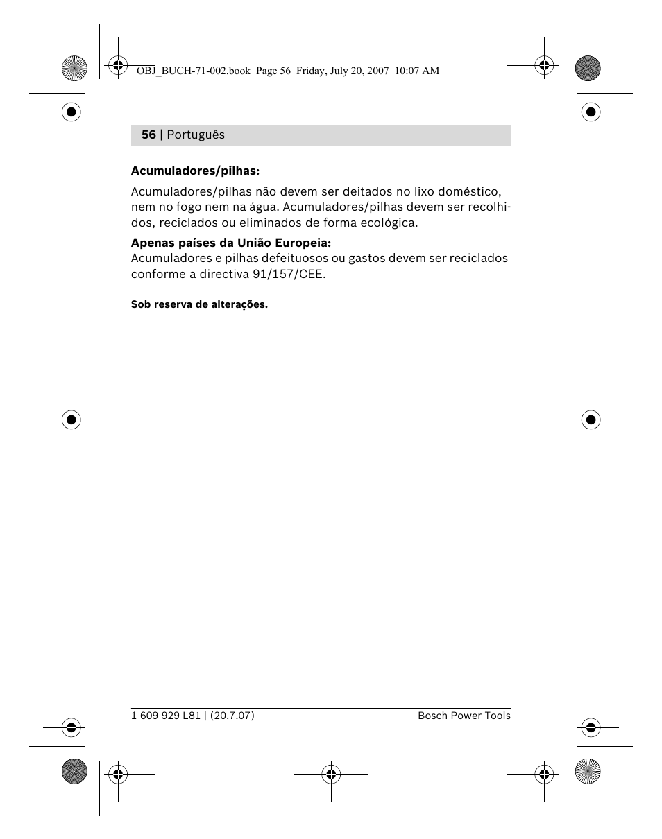 Bosch BLE 200 Professional User Manual | Page 56 / 267