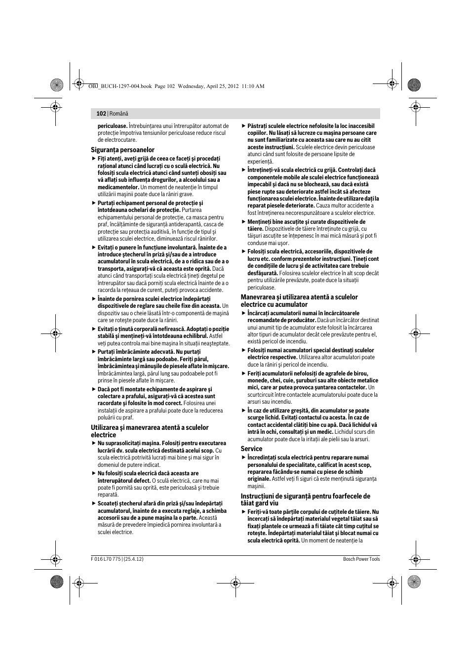 Bosch AHS 45-16 User Manual | Page 102 / 144