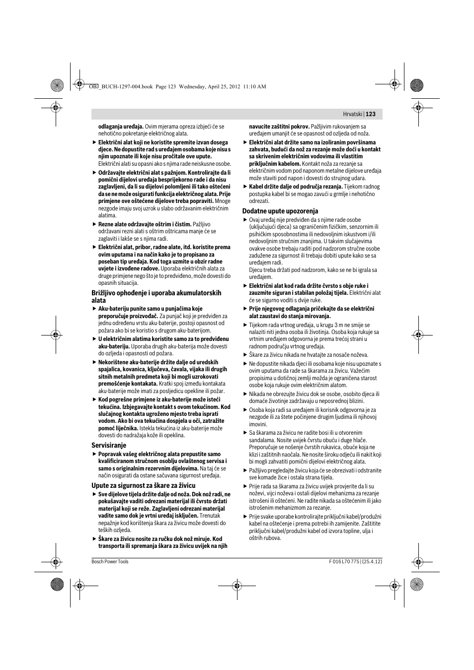 Bosch AHS 45-16 User Manual | Page 123 / 144