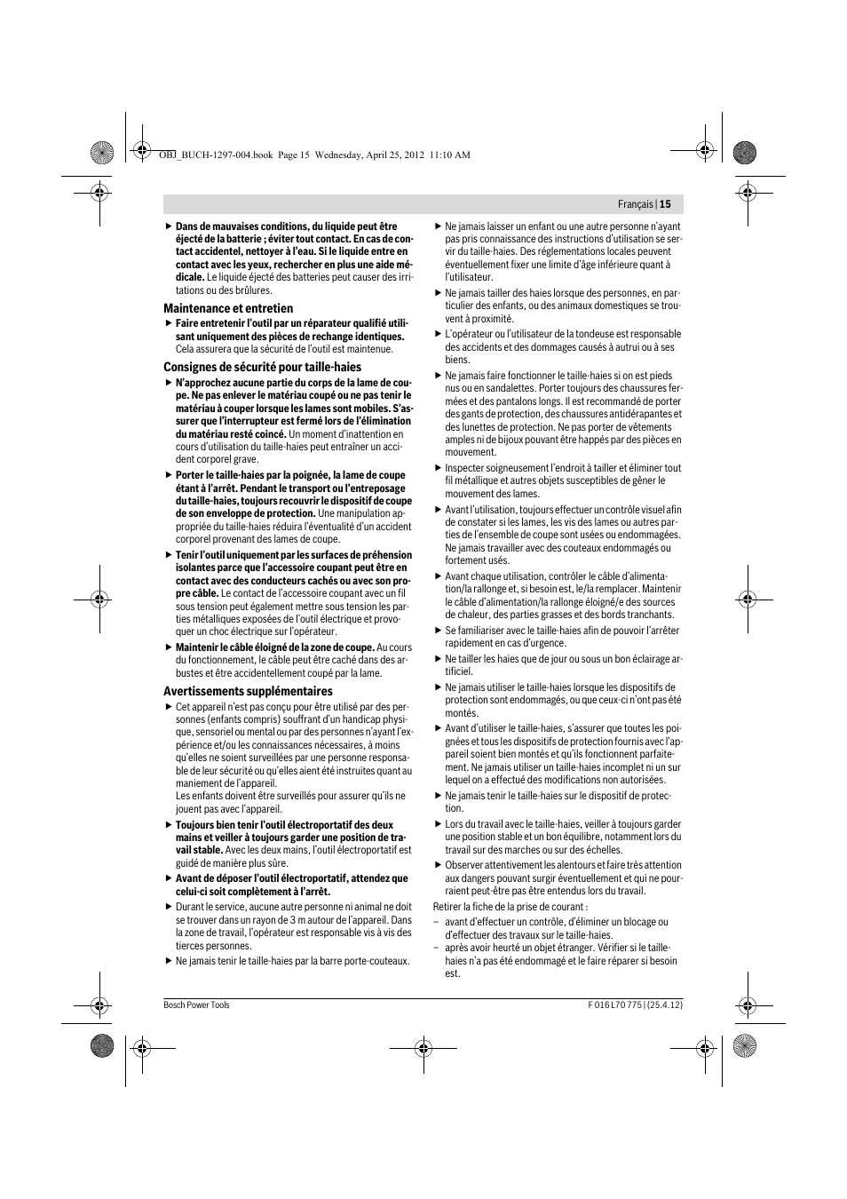 Bosch AHS 45-16 User Manual | Page 15 / 144