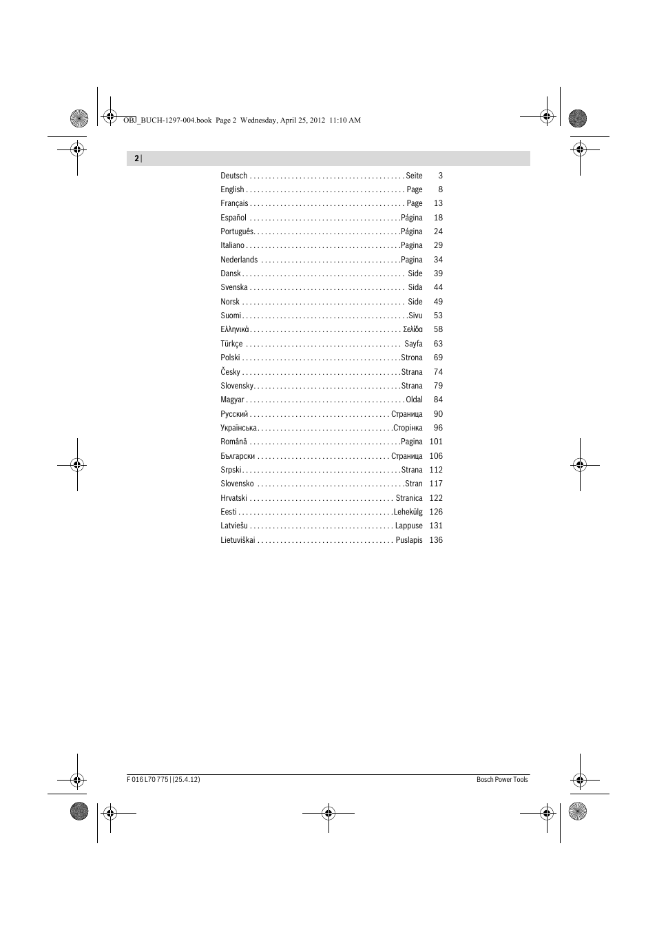 Bosch AHS 45-16 User Manual | Page 2 / 144