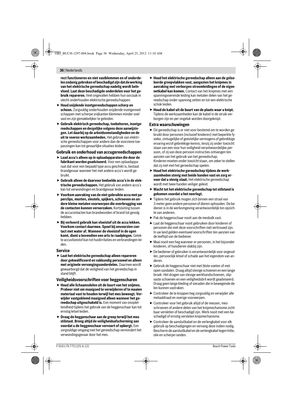 Bosch AHS 45-16 User Manual | Page 36 / 144