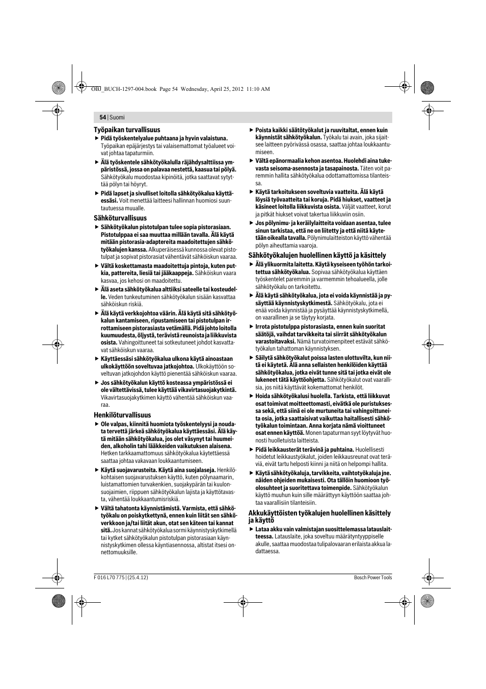 Bosch AHS 45-16 User Manual | Page 54 / 144