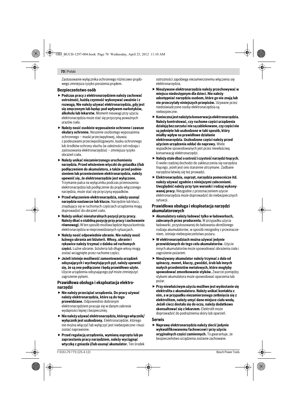 Bosch AHS 45-16 User Manual | Page 70 / 144