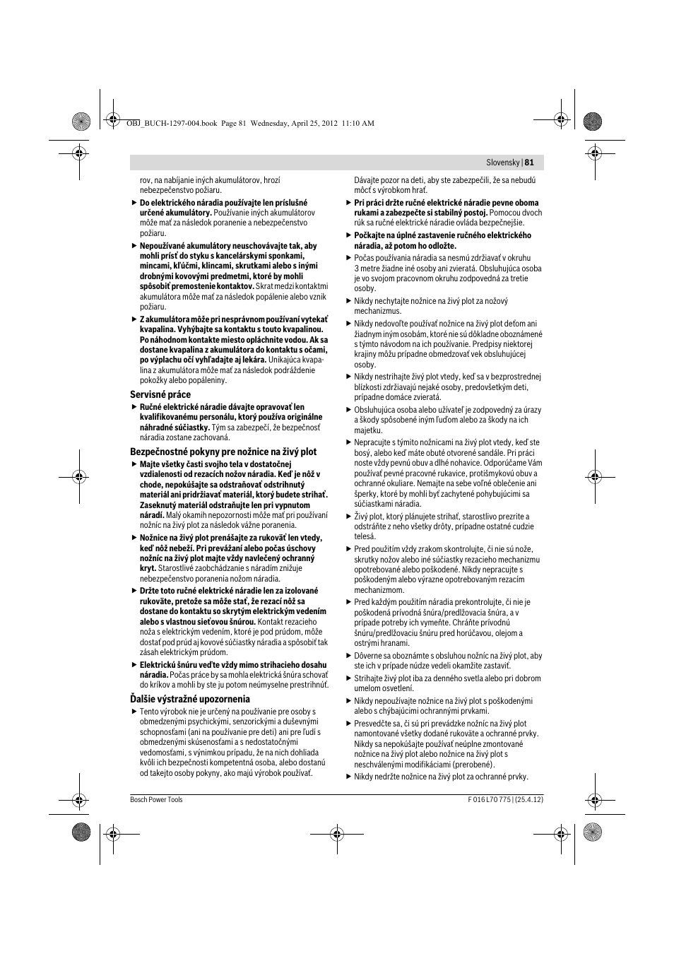 Bosch AHS 45-16 User Manual | Page 81 / 144