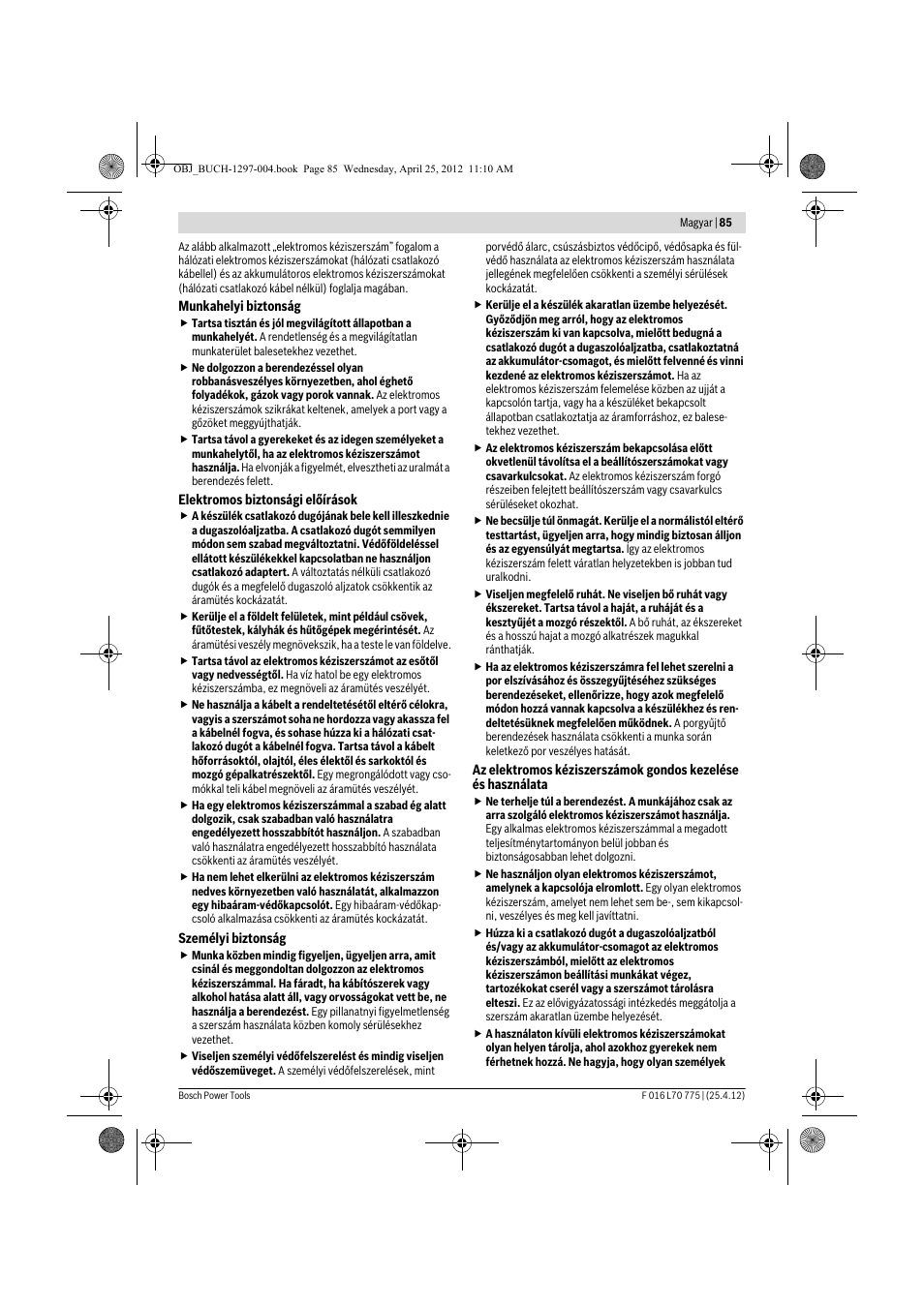 Bosch AHS 45-16 User Manual | Page 85 / 144