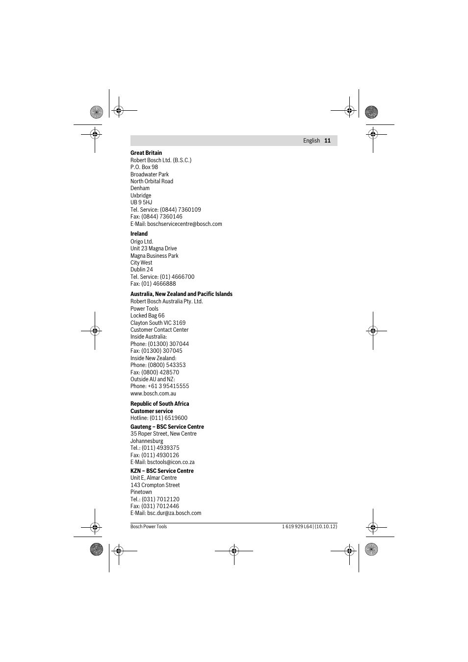 Bosch AL 1115 CV User Manual | Page 11 / 108