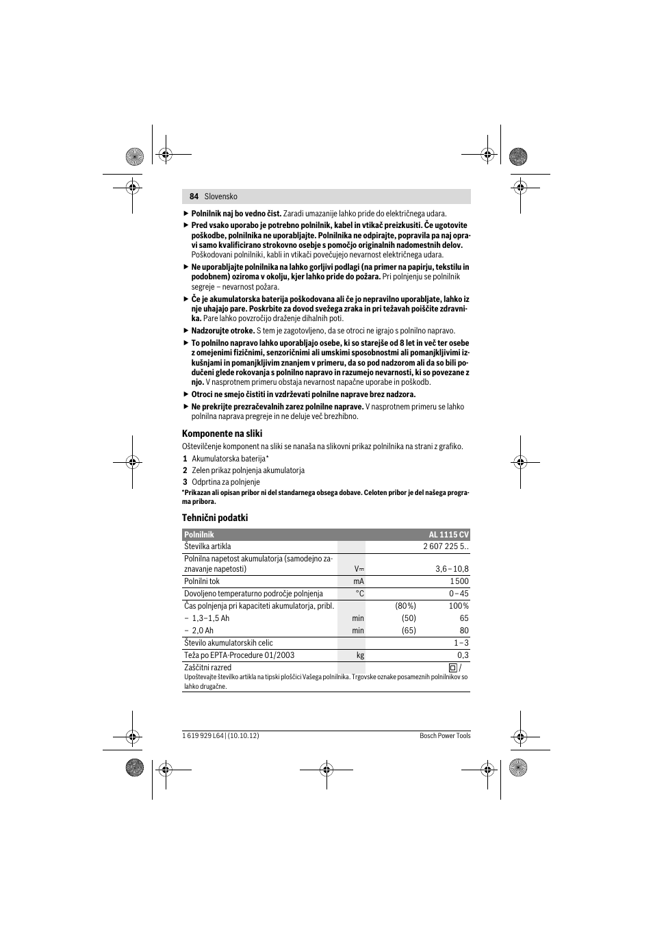 Bosch AL 1115 CV User Manual | Page 84 / 108