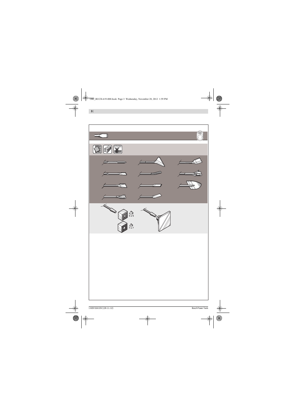 Bosch GSH 5 CE Professional User Manual | Page 3 / 136