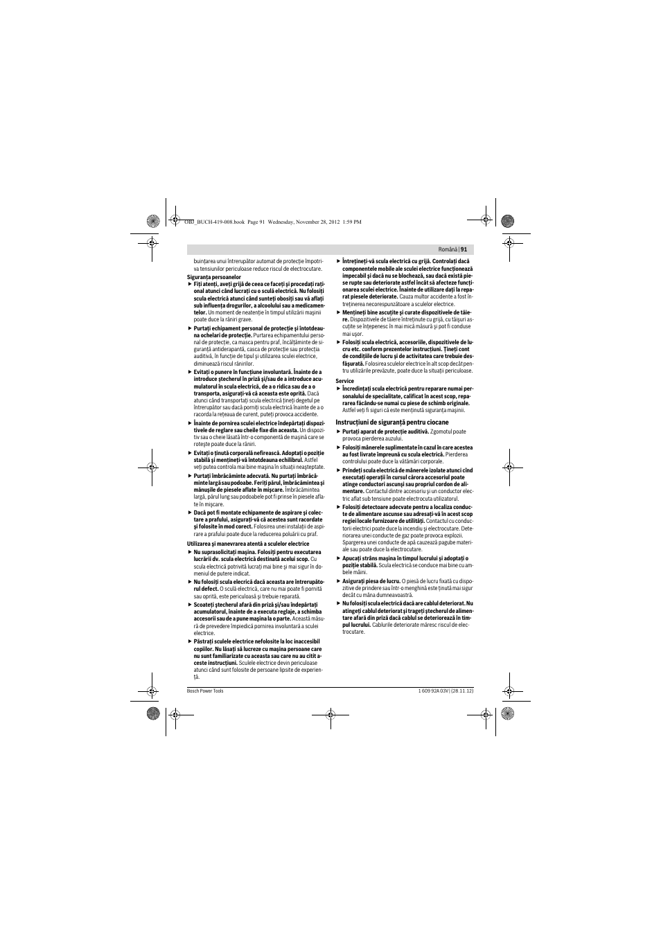 Bosch GSH 5 CE Professional User Manual | Page 91 / 136