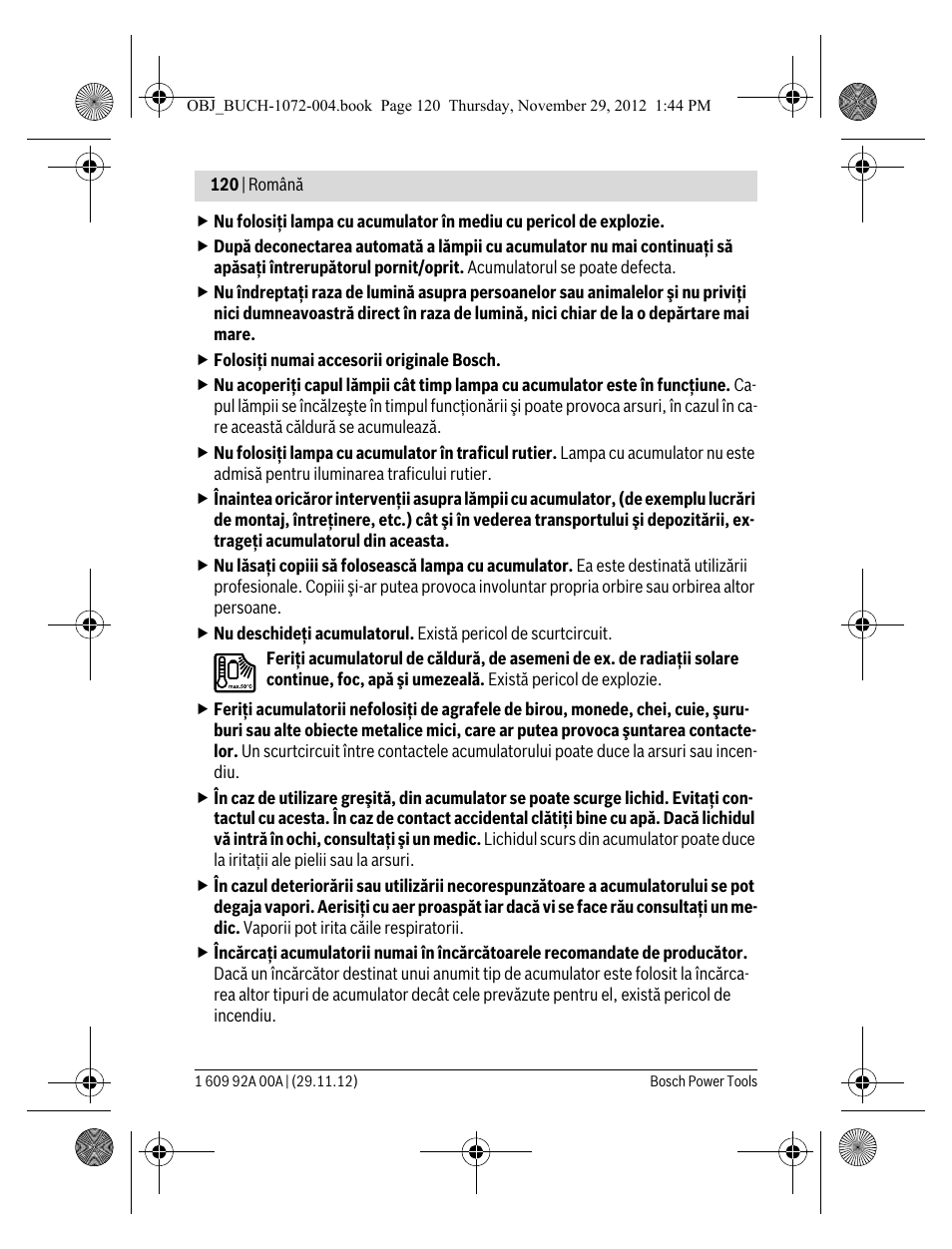 Bosch GLI 10,8 V-LI Professional User Manual | Page 120 / 177
