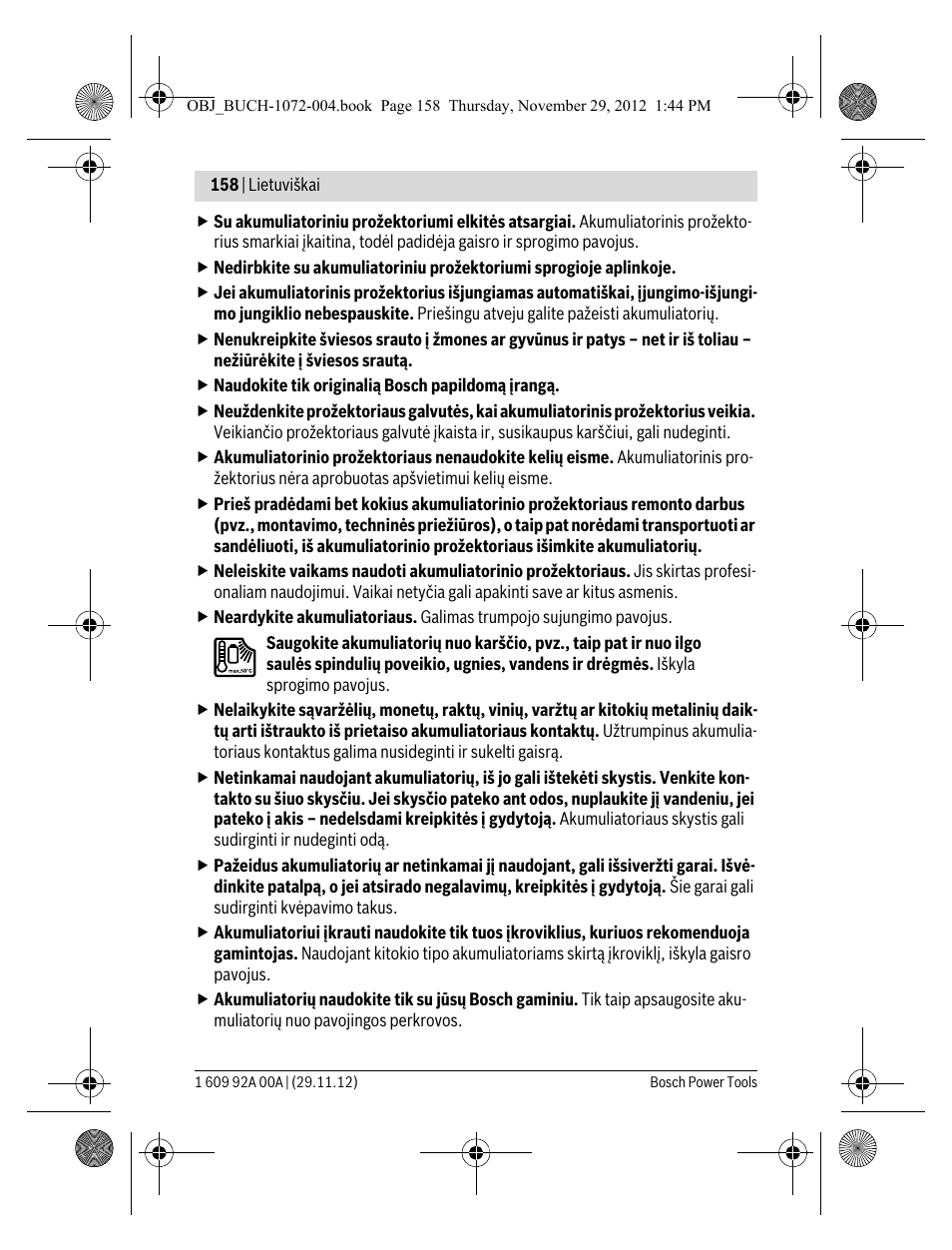 Bosch GLI 10,8 V-LI Professional User Manual | Page 158 / 177