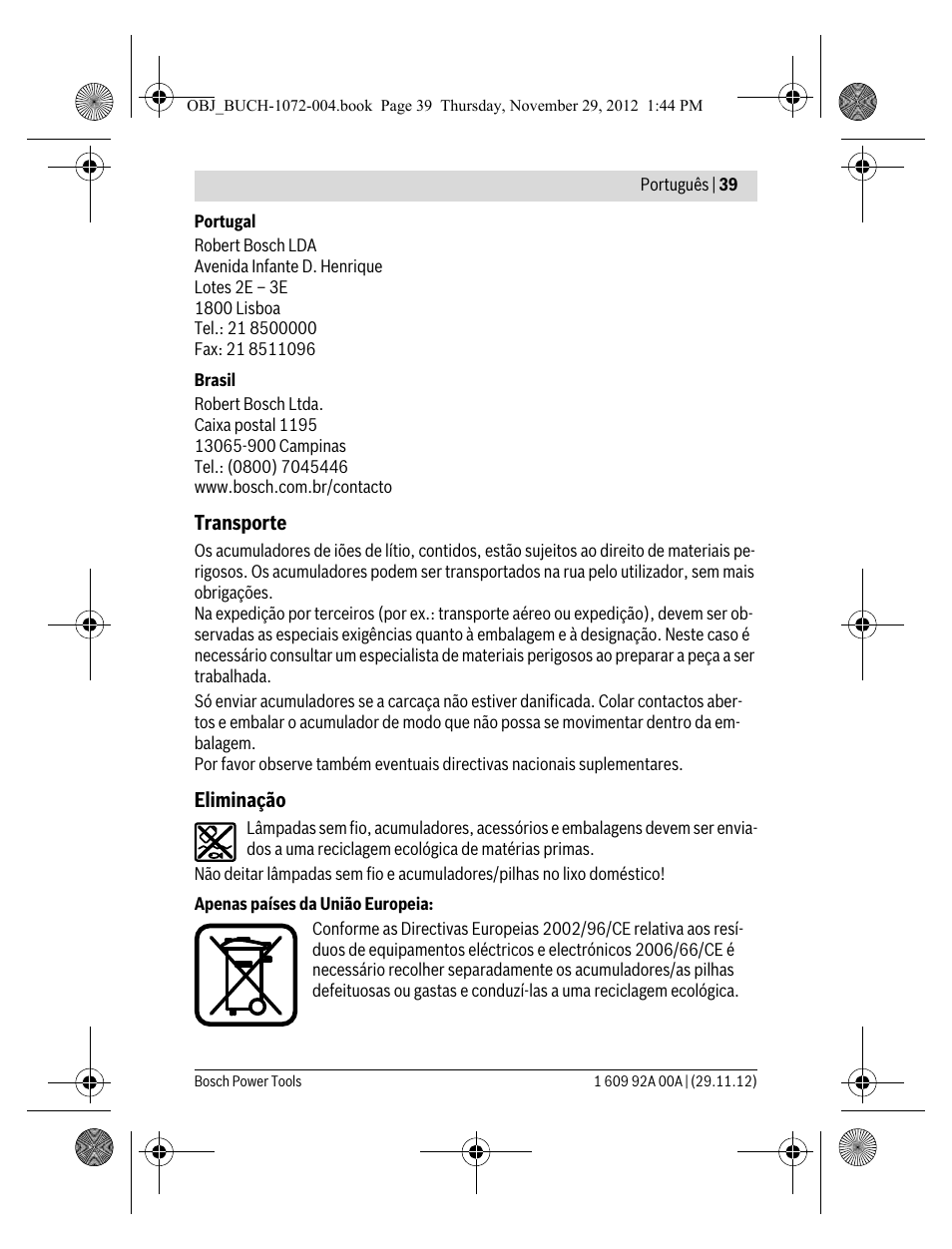 Bosch GLI 10,8 V-LI Professional User Manual | Page 39 / 177