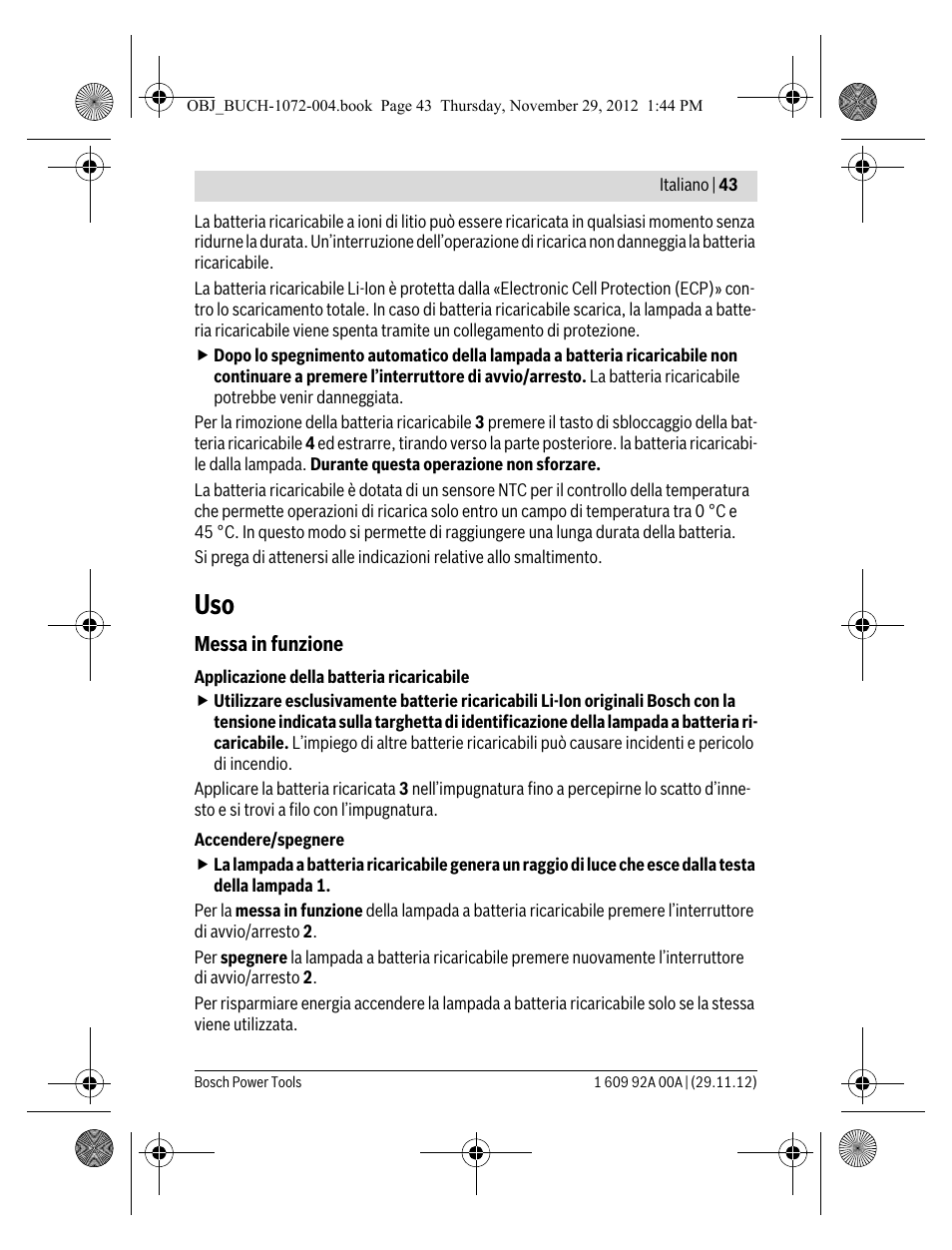 Bosch GLI 10,8 V-LI Professional User Manual | Page 43 / 177