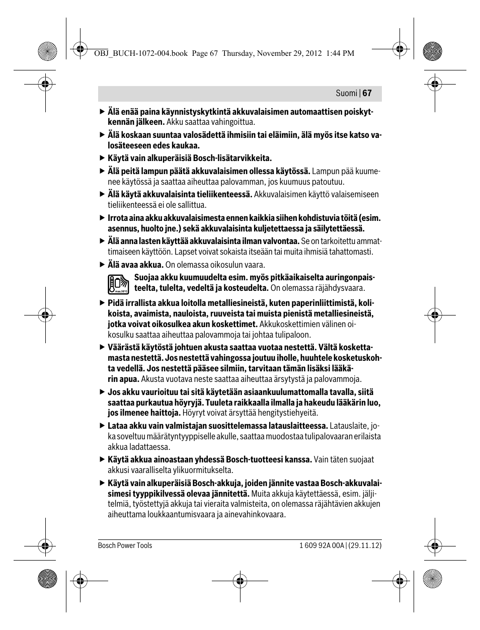 Bosch GLI 10,8 V-LI Professional User Manual | Page 67 / 177