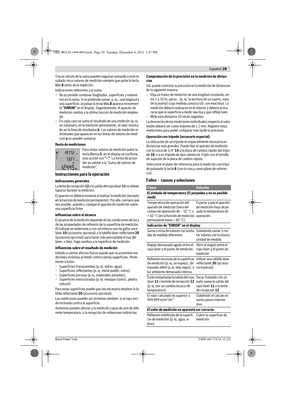 Bosch GLM 50 Professional User Manual | Page 29 / 189