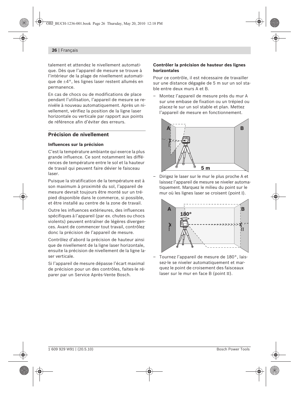 Bosch GLL 2 Professional User Manual | Page 26 / 217