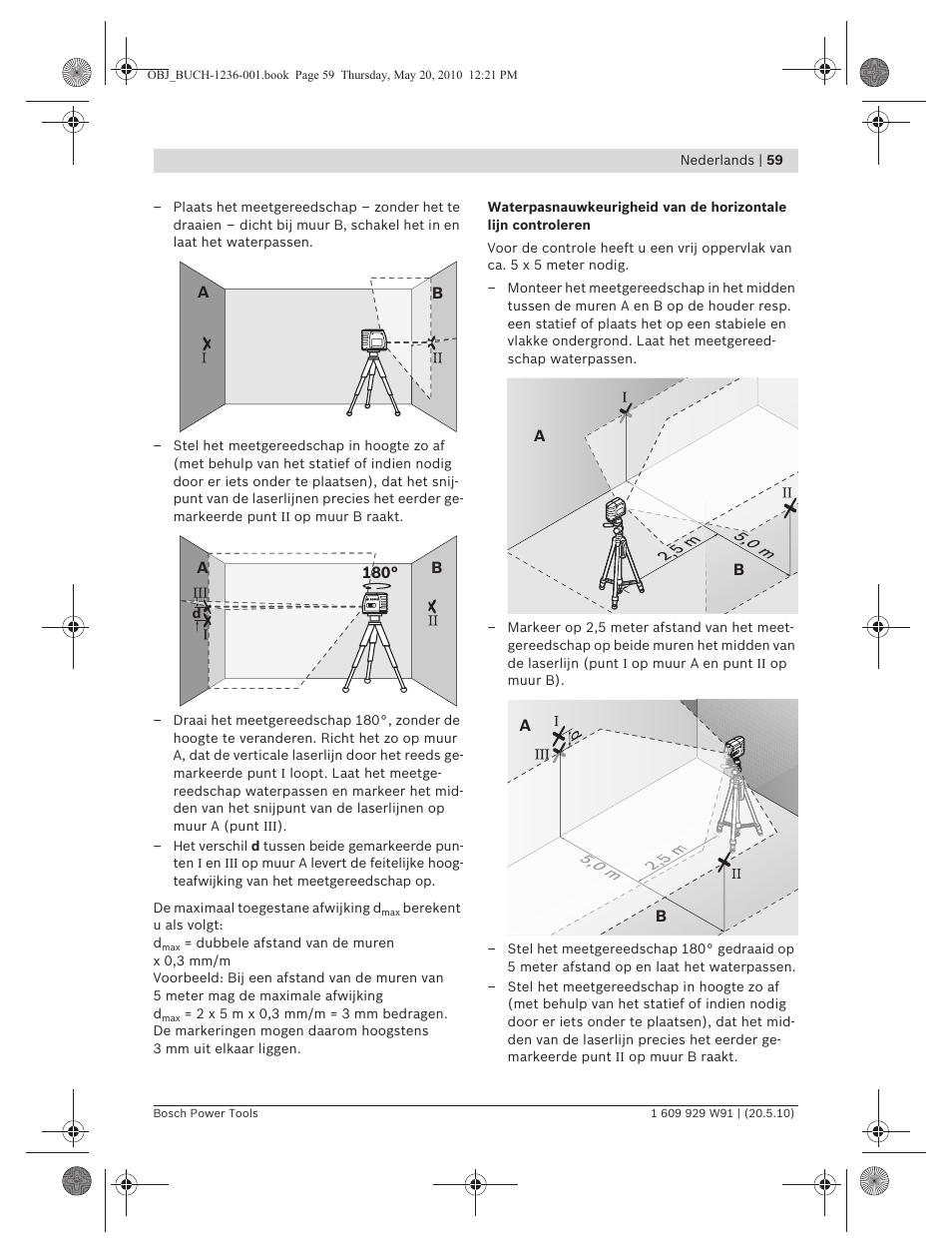 Bosch GLL 2 Professional User Manual | Page 59 / 217
