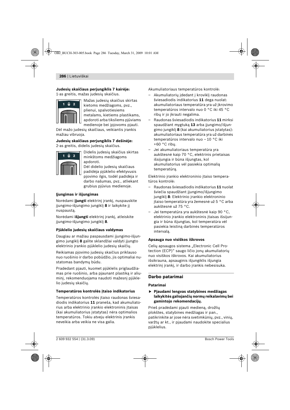 Bosch GSA 36 V-LI Professional User Manual | Page 286 / 289