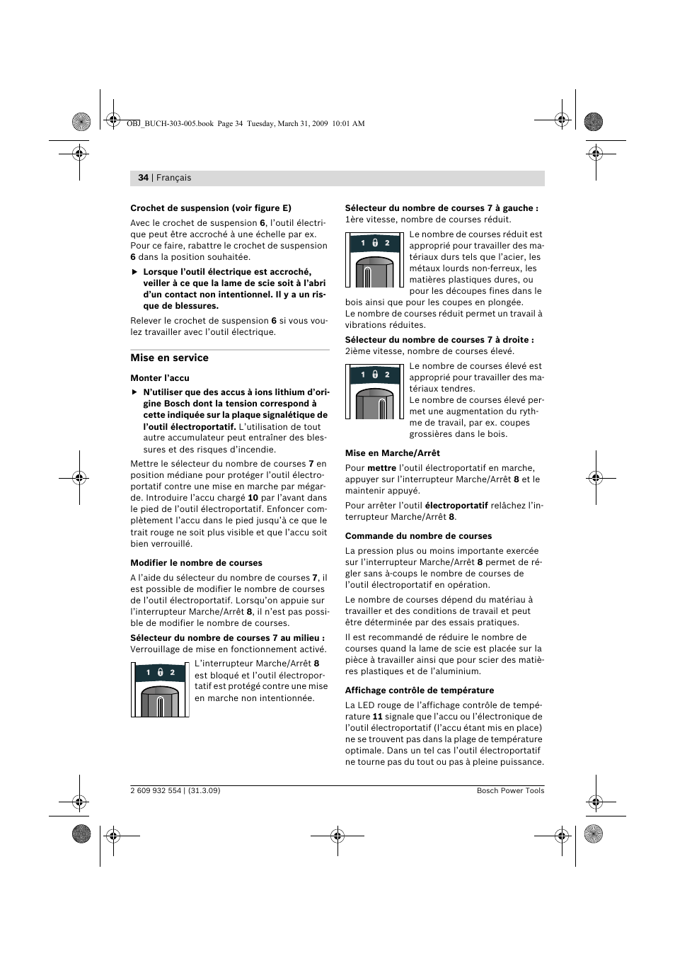 Bosch GSA 36 V-LI Professional User Manual | Page 34 / 289
