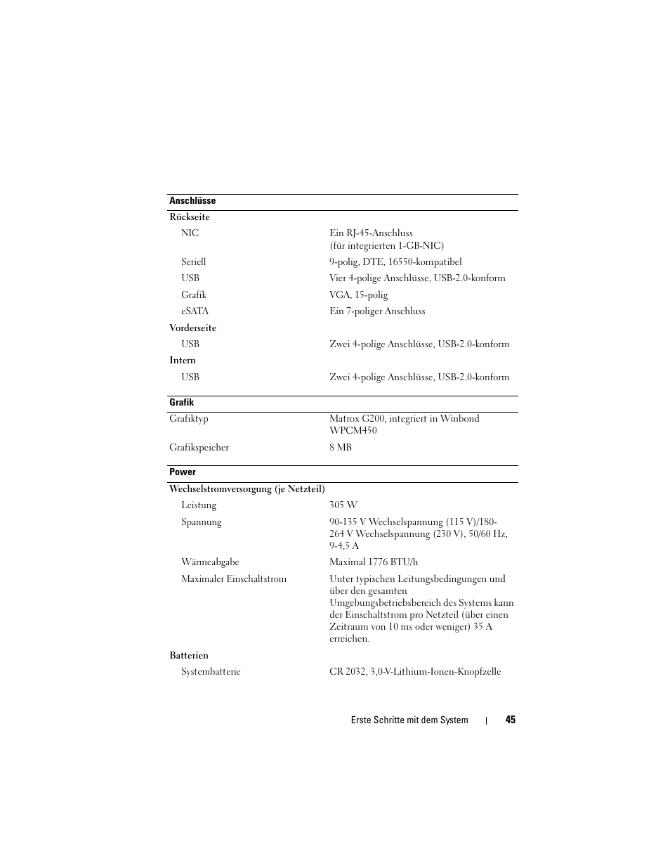 Dell PowerEdge T110 User Manual | Page 47 / 110