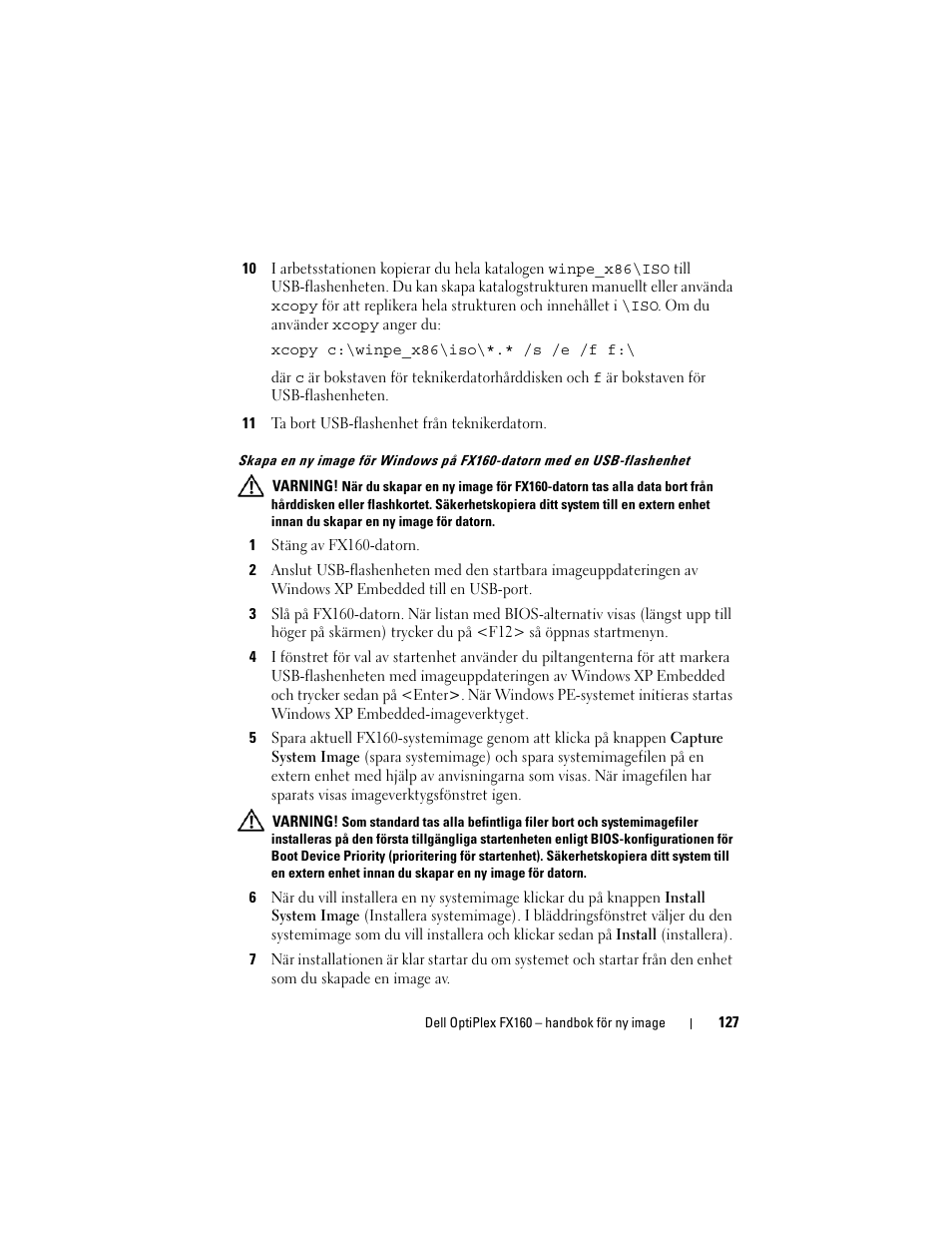 Dell OptiPlex FX160 User Manual | Page 127 / 132