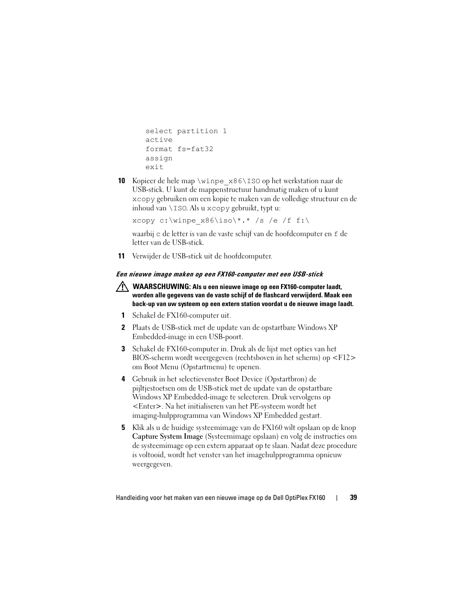 Dell OptiPlex FX160 User Manual | Page 39 / 132
