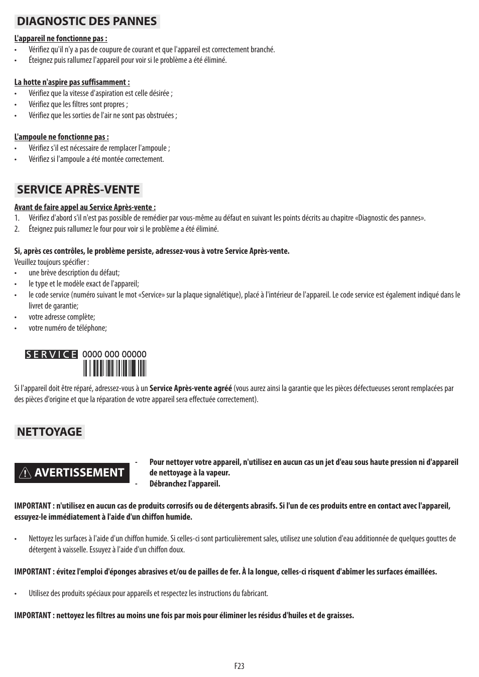 BAUKNECHT DST 6460 ES User Manual | Page 25 / 84