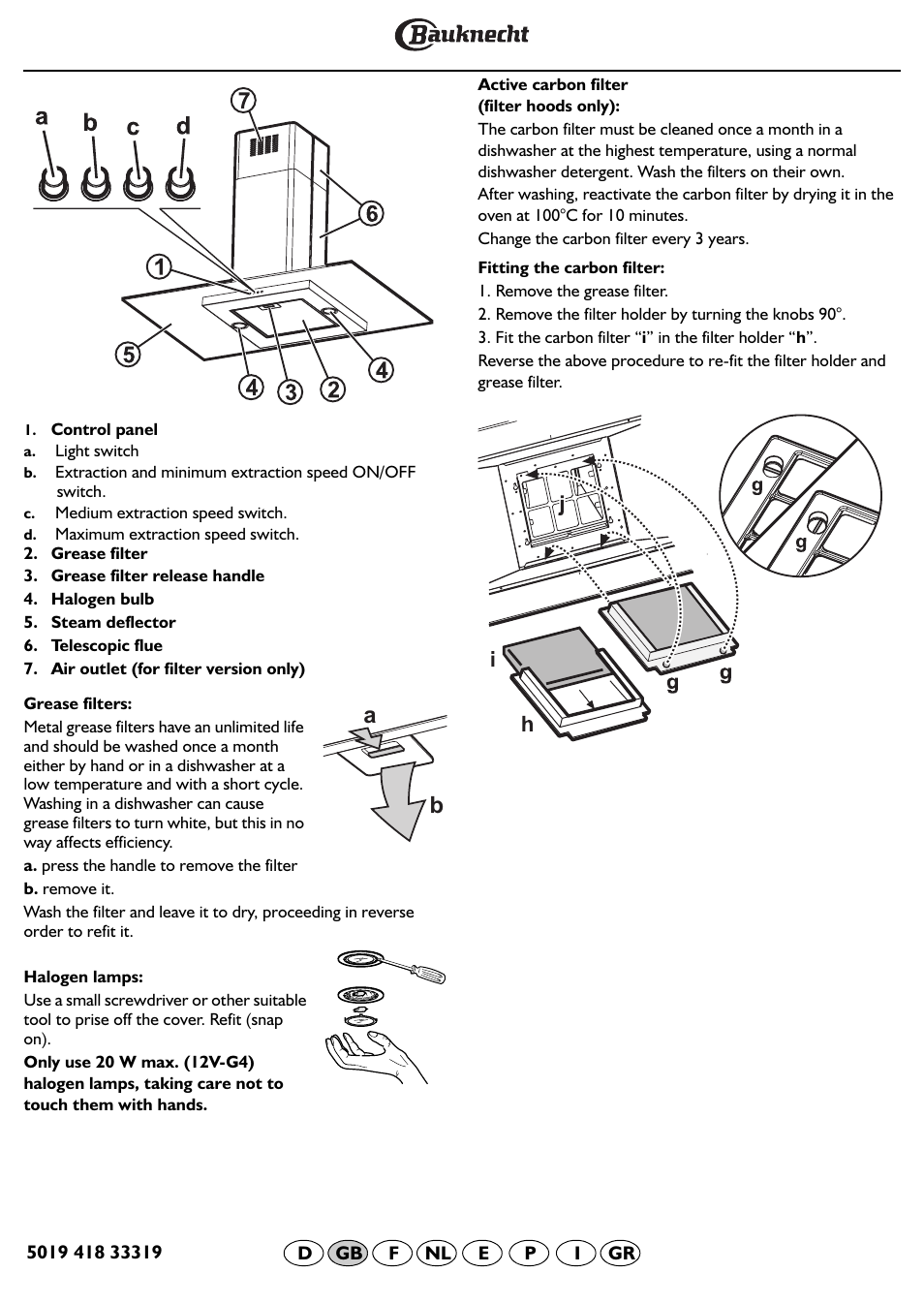 BAUKNECHT DDG 3690 IN User Manual | Page 10 / 32