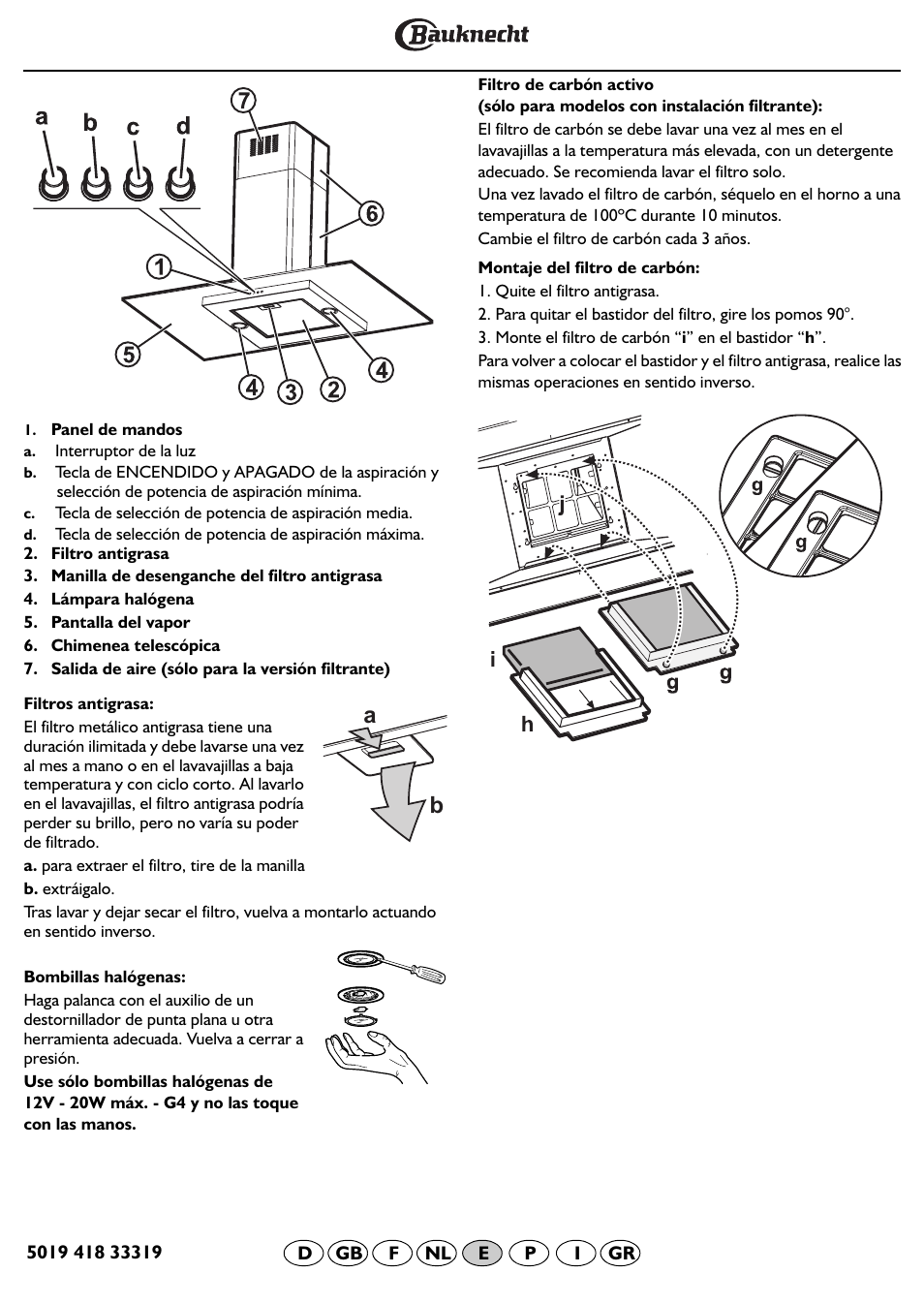 BAUKNECHT DDG 3690 IN User Manual | Page 19 / 32