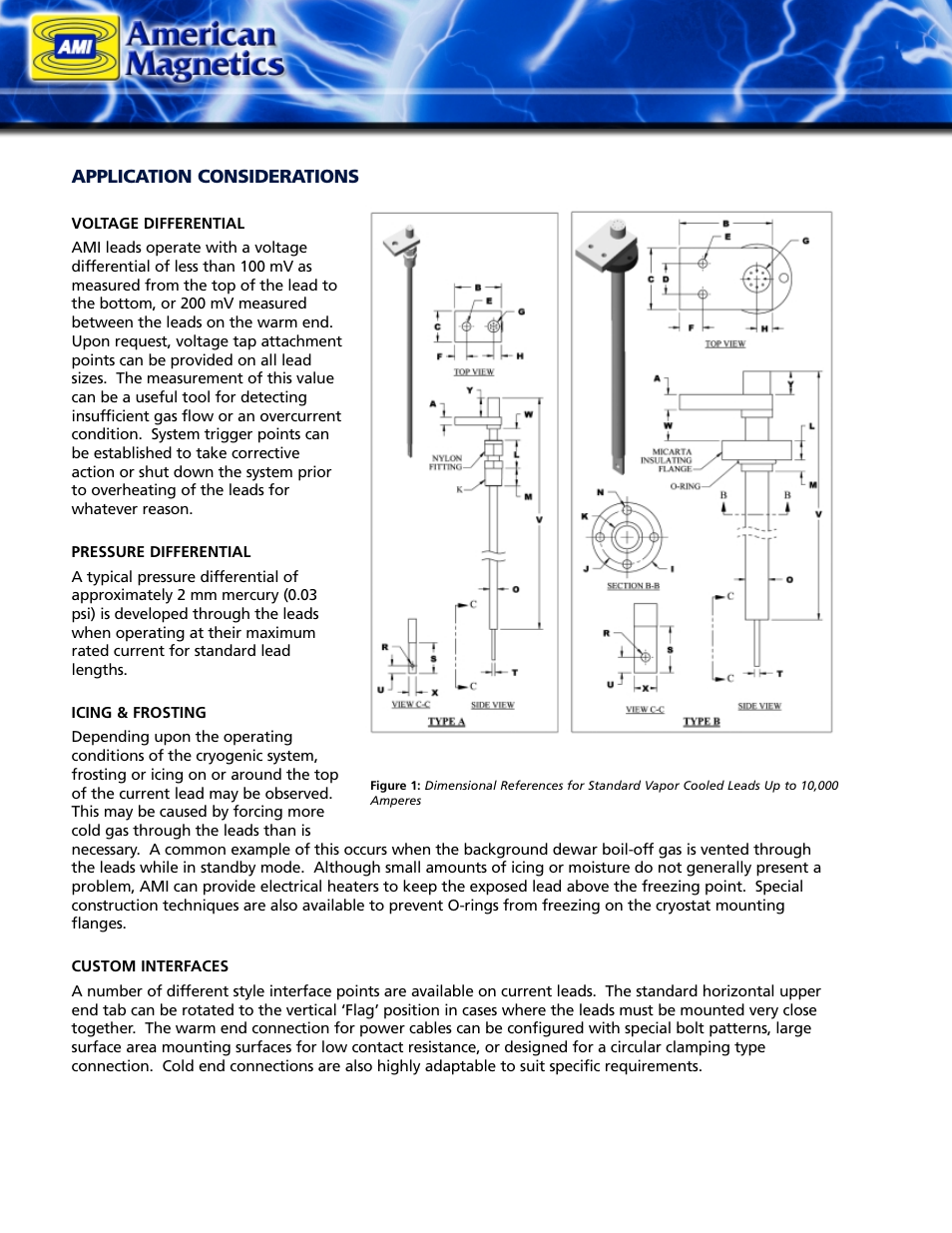 American Magnetics Current Leads for Cryogenic Systems Brochure User Manual | Page 2 / 8